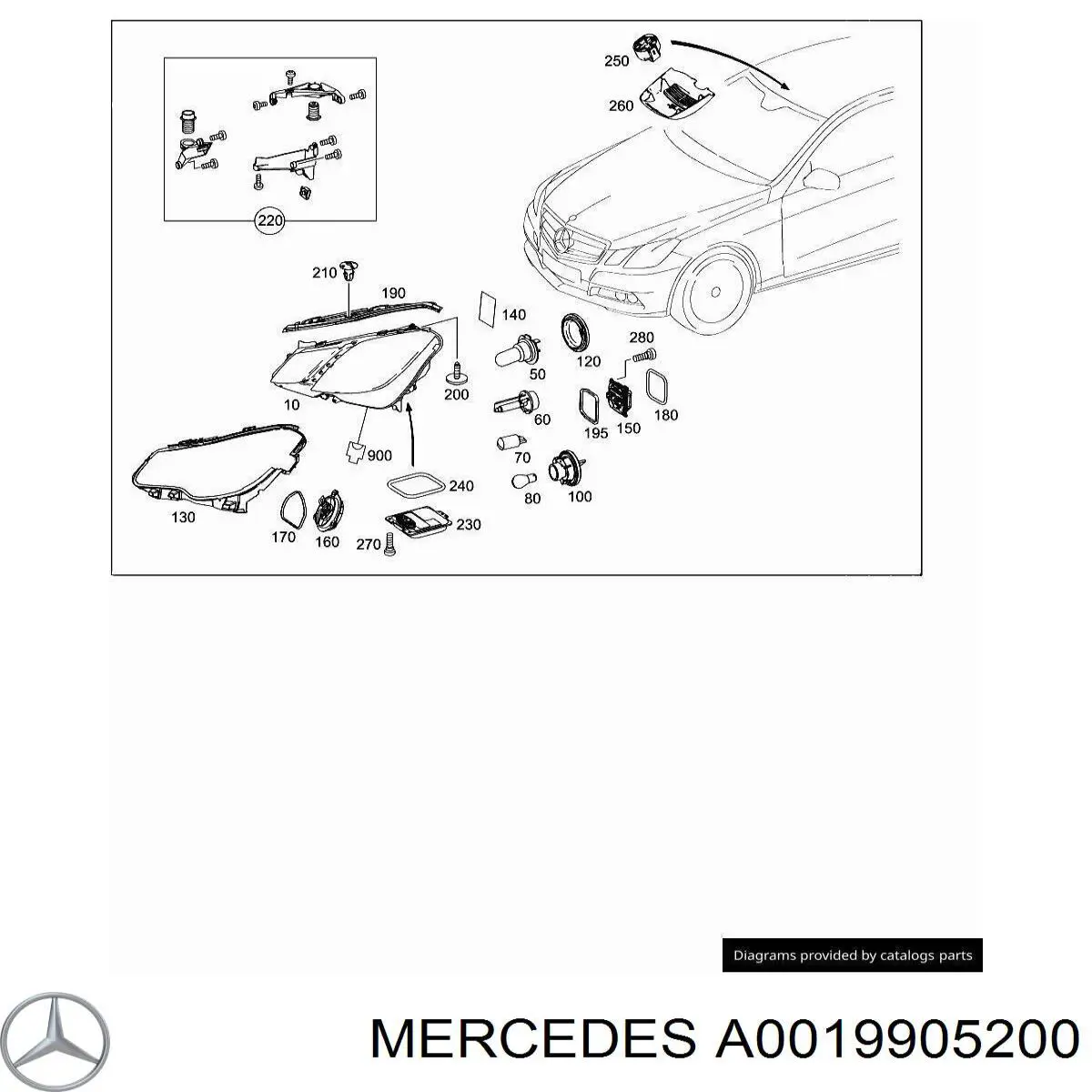  Mercedes 0019905200 цена, от 2.69 USD