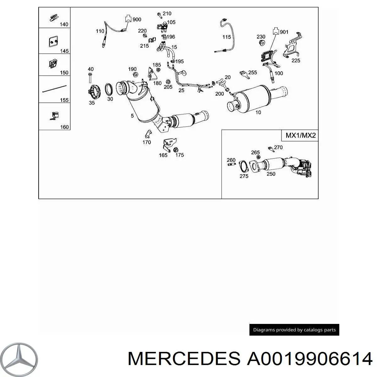 A0019906614 Mercedes 