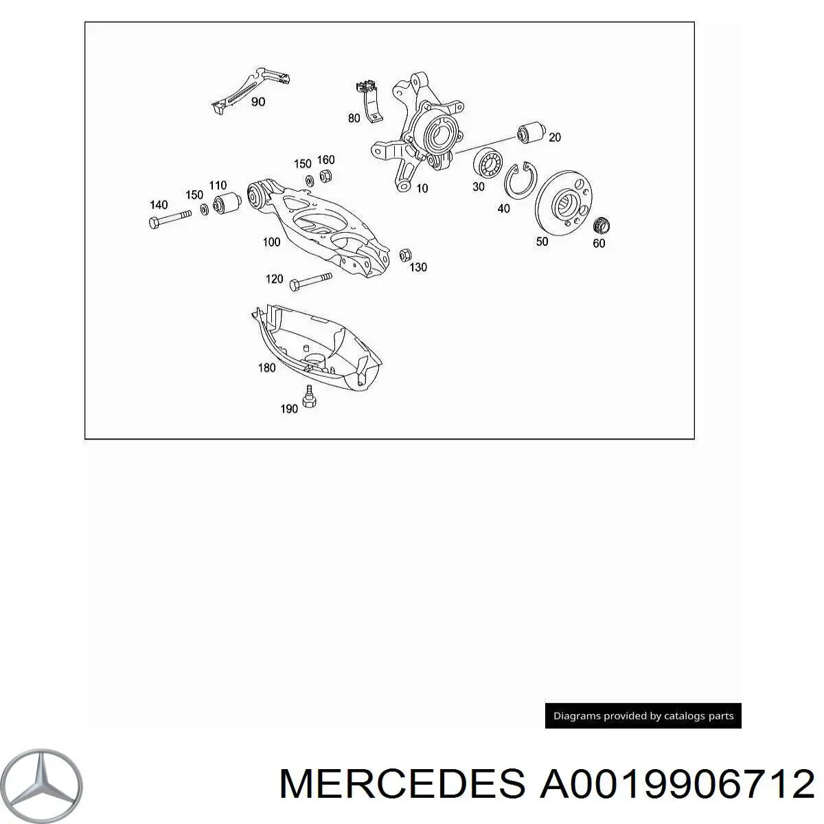  Mercedes A0019906712 цена, от 115.44 USD