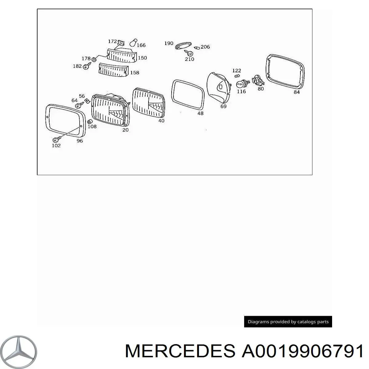 A0019906791 Mercedes 