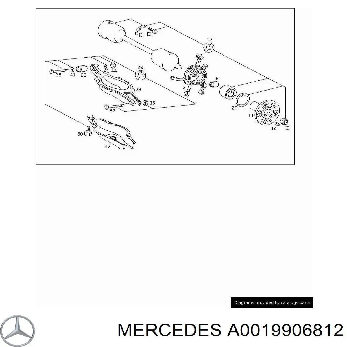A0019906812 Mercedes 
