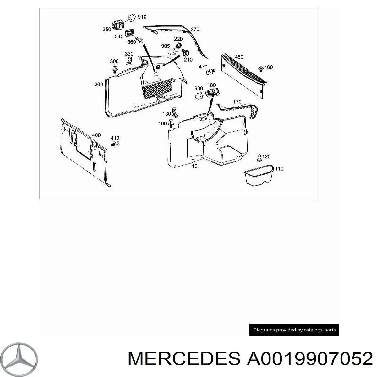 0019907052 Mercedes