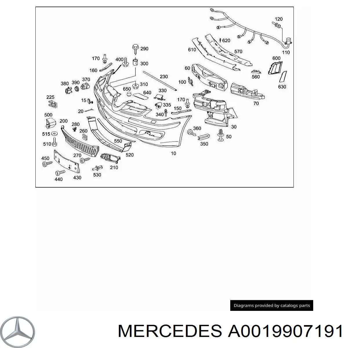  Mercedes A0019907191 цена, от 3.64 USD