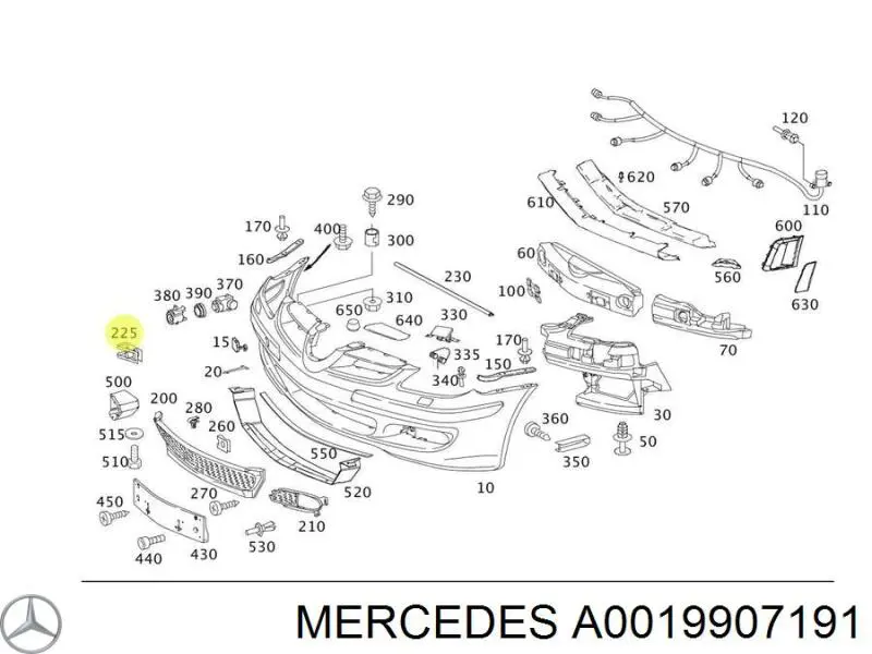A0019907191 Mercedes 