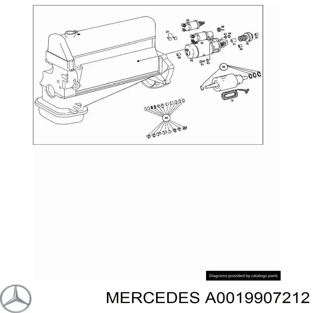  Mercedes A0019907212 цена, от 1.65 USD