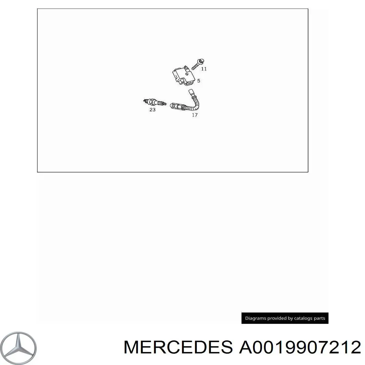 Купить A0019907212 Mercedes 