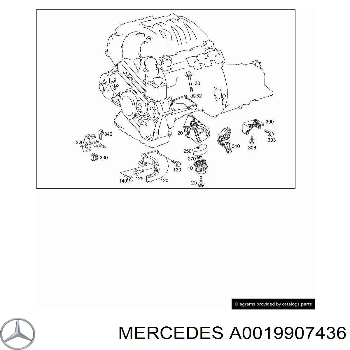  Mercedes A0019907436 цена, от 0.30 USD