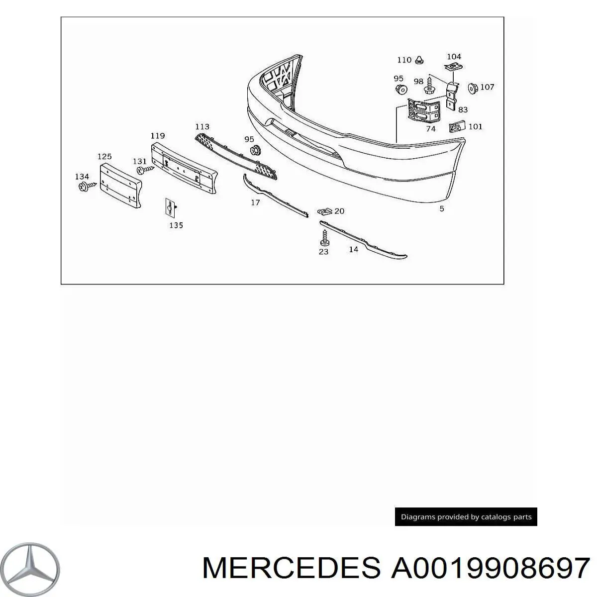  0019908697 Mercedes