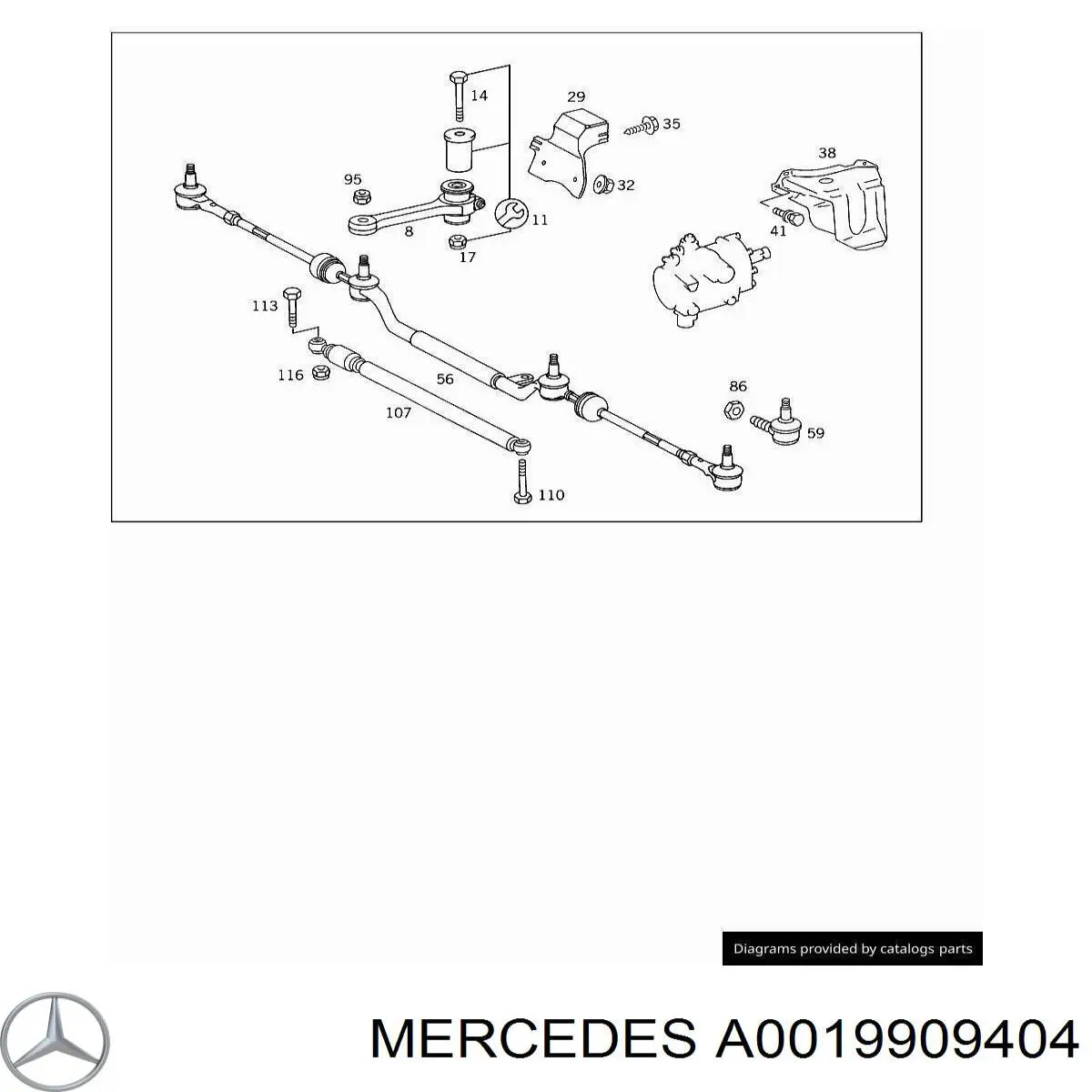  Mercedes A0019909404 цена, от 8.31 USD