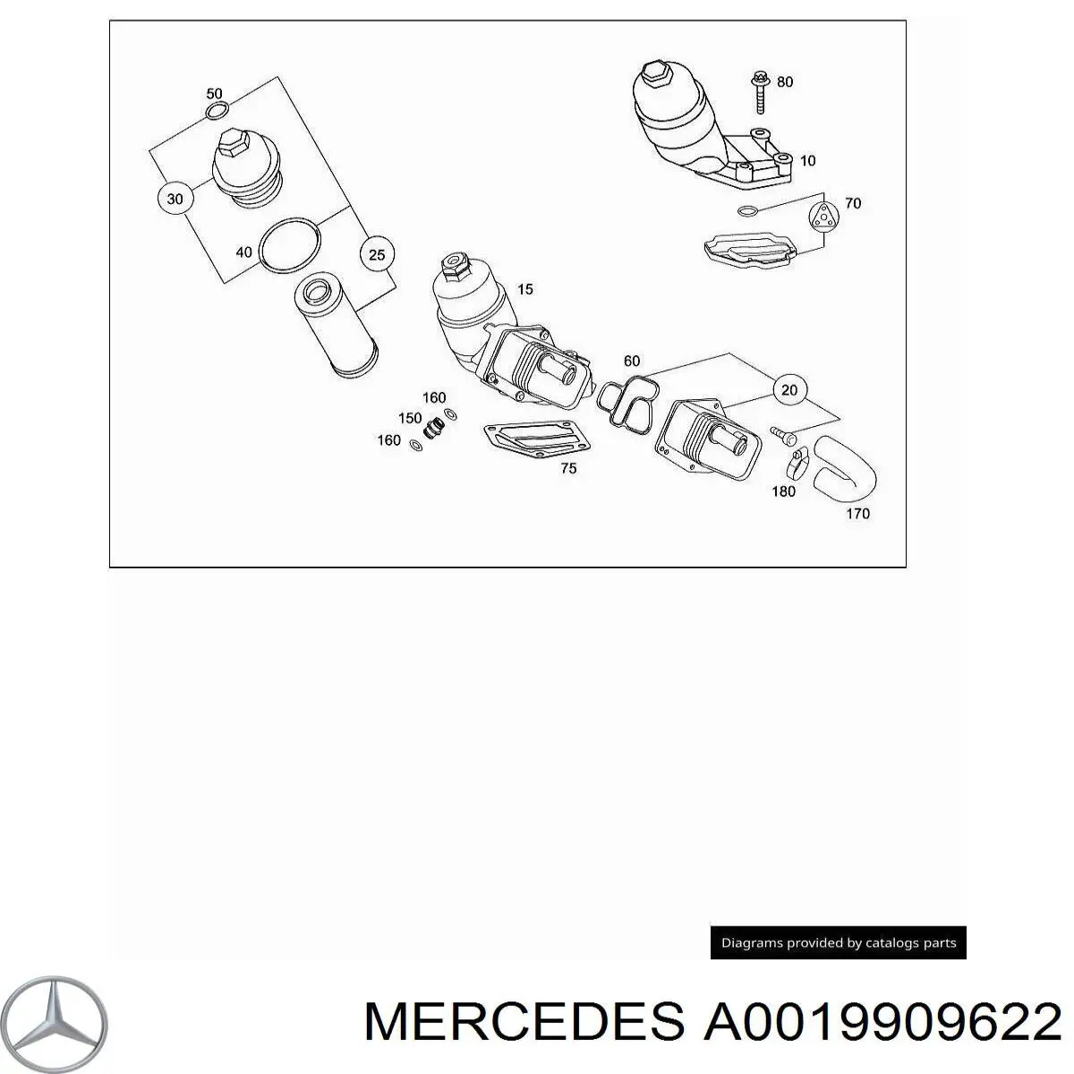 A0019909622 Mercedes 