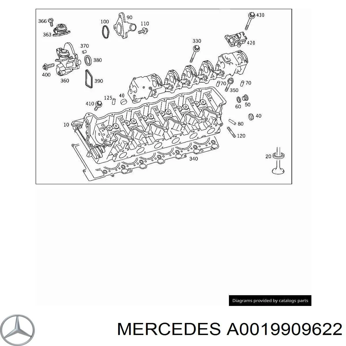  Mercedes A0019909622 цена, от 6.66 USD