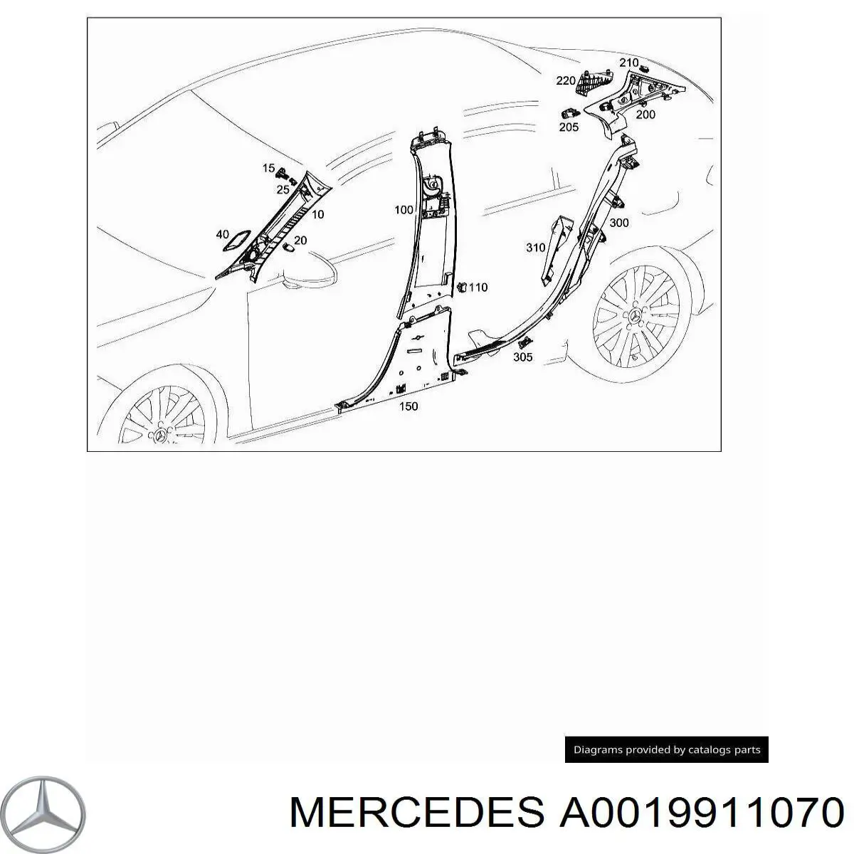 A0019911070 Mercedes