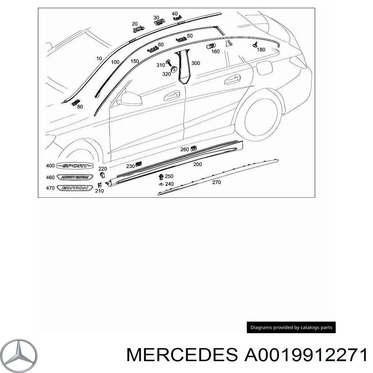  Mercedes A0019912271 цена, от 4.08 USD