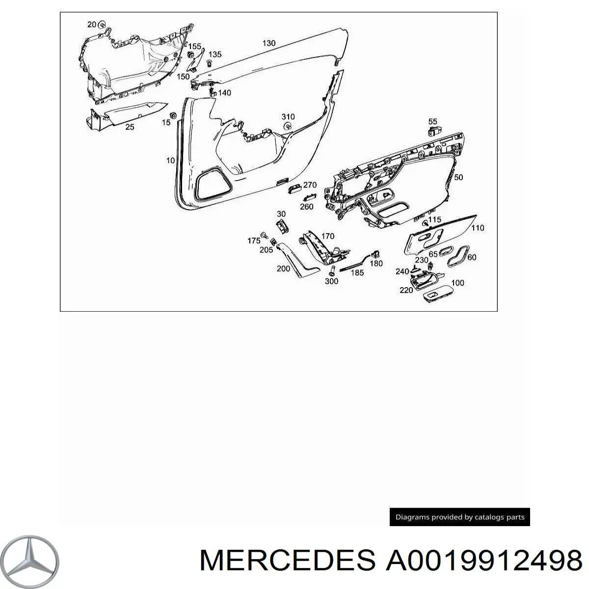 A0019912498 Mercedes 