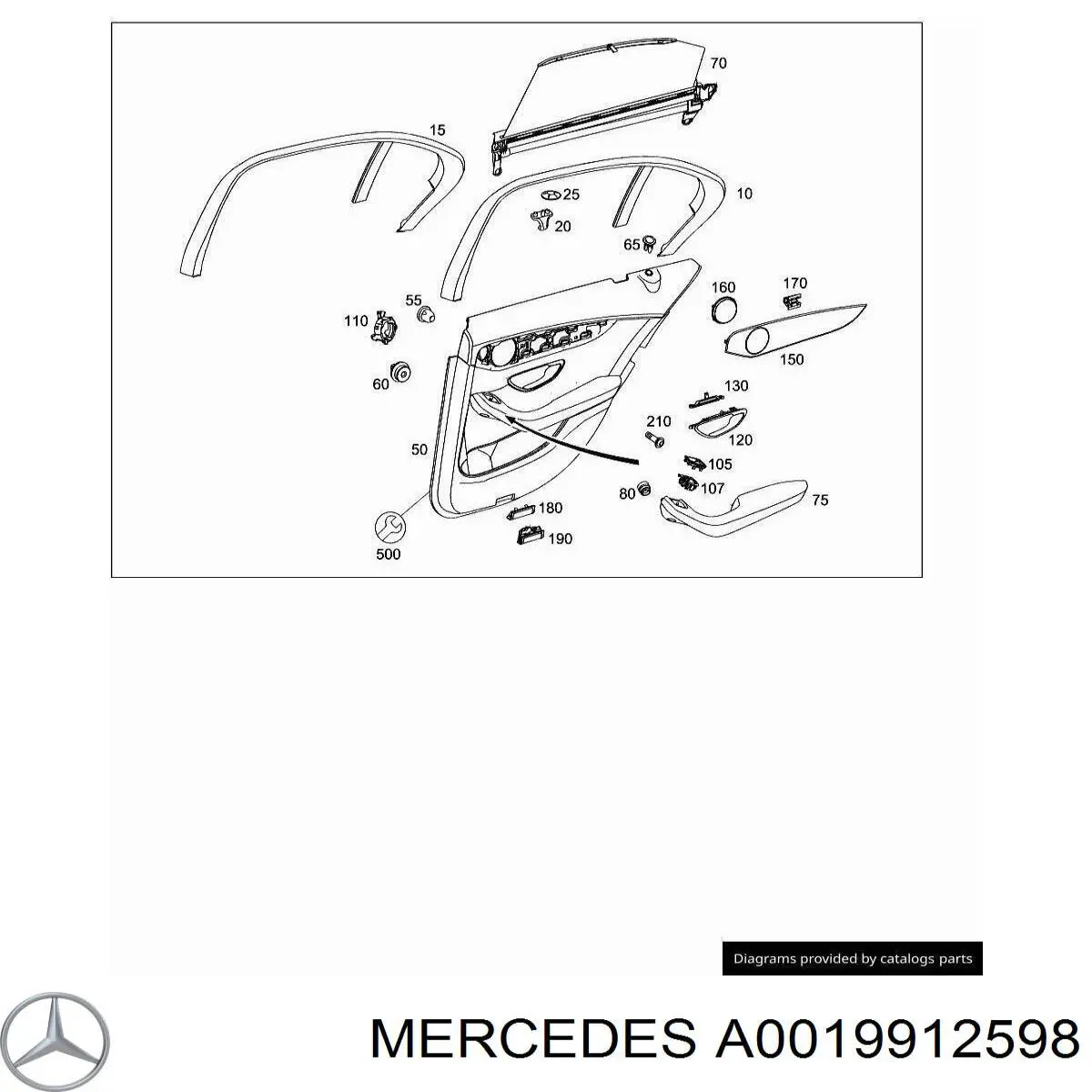  A0019912598 Mercedes