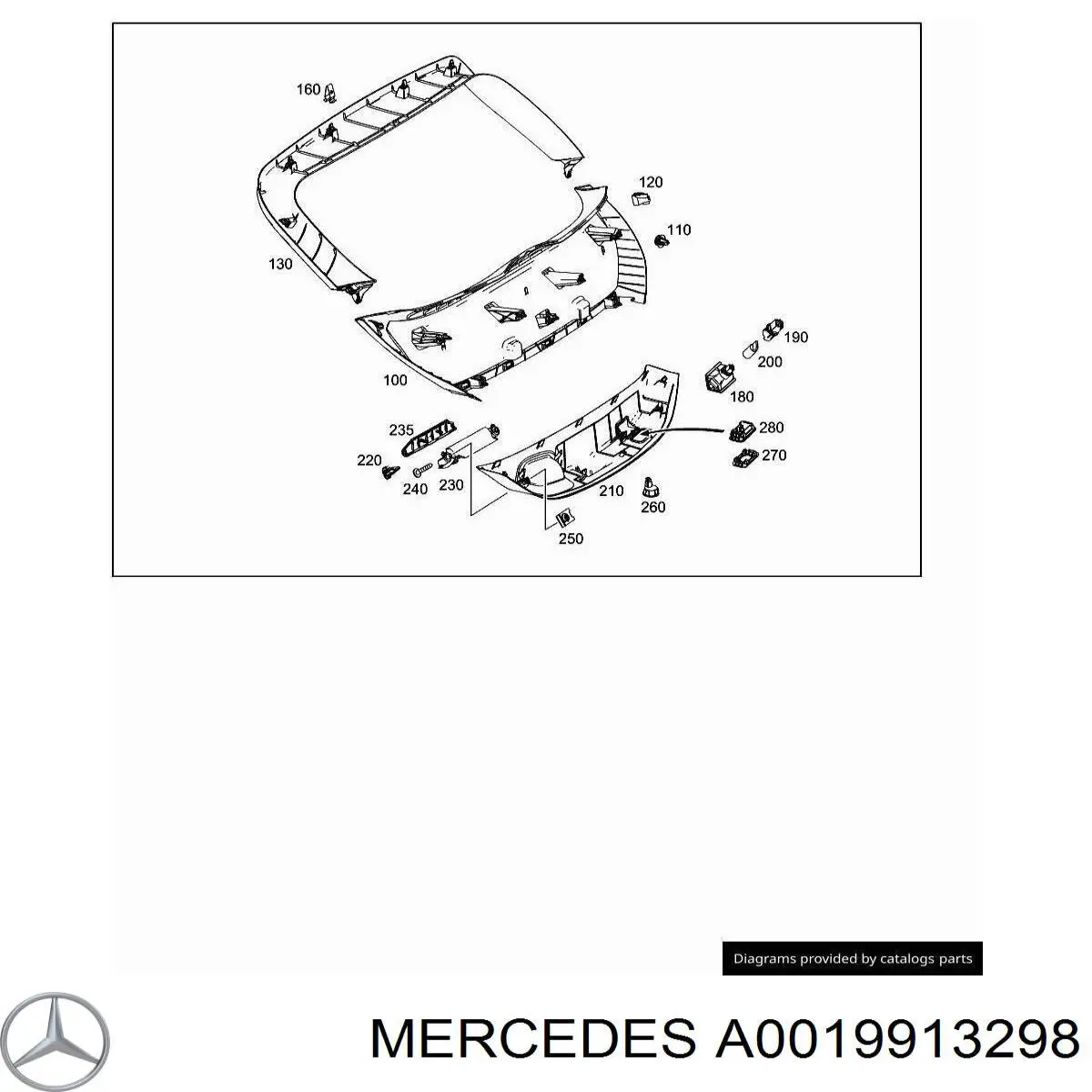 0019913298 Mercedes 