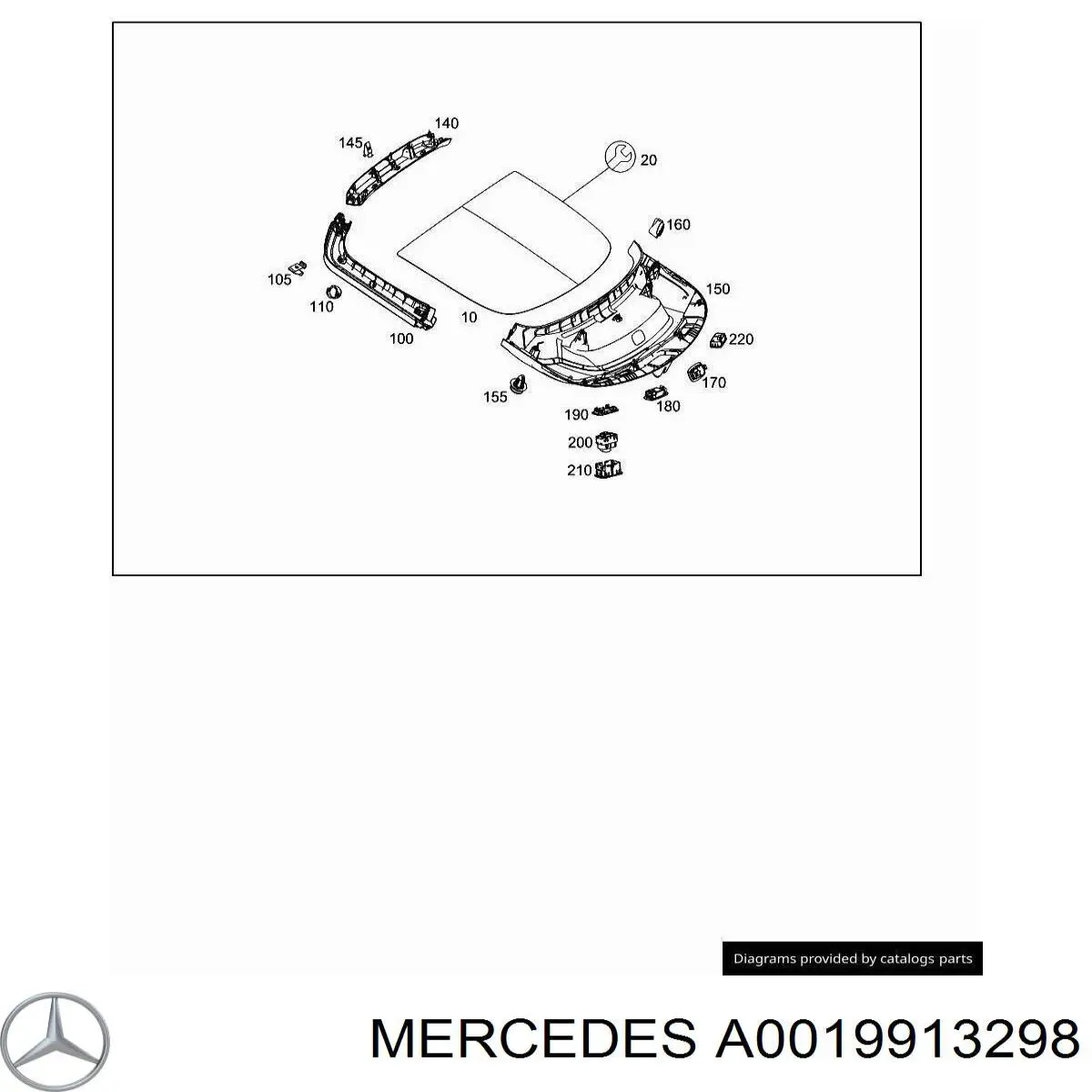 Купить 0019913298 Mercedes 