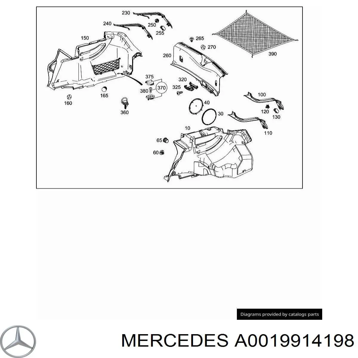 Купить 0019914198 Mercedes 