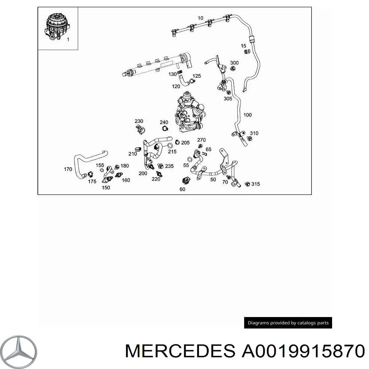 0019915870 Mercedes 