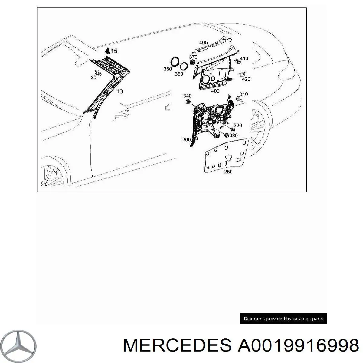 0019916998 Mercedes 