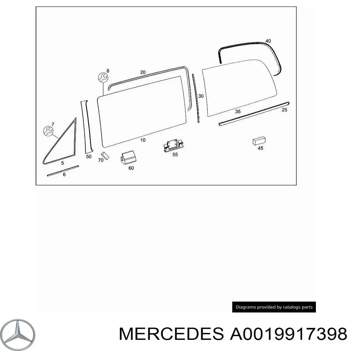 A0019917398 Mercedes 