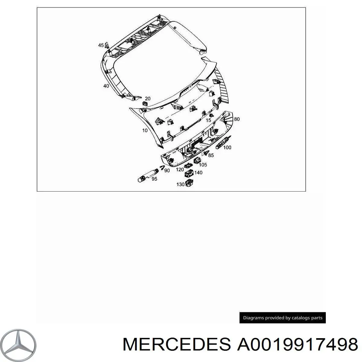 0019917498 Mercedes 