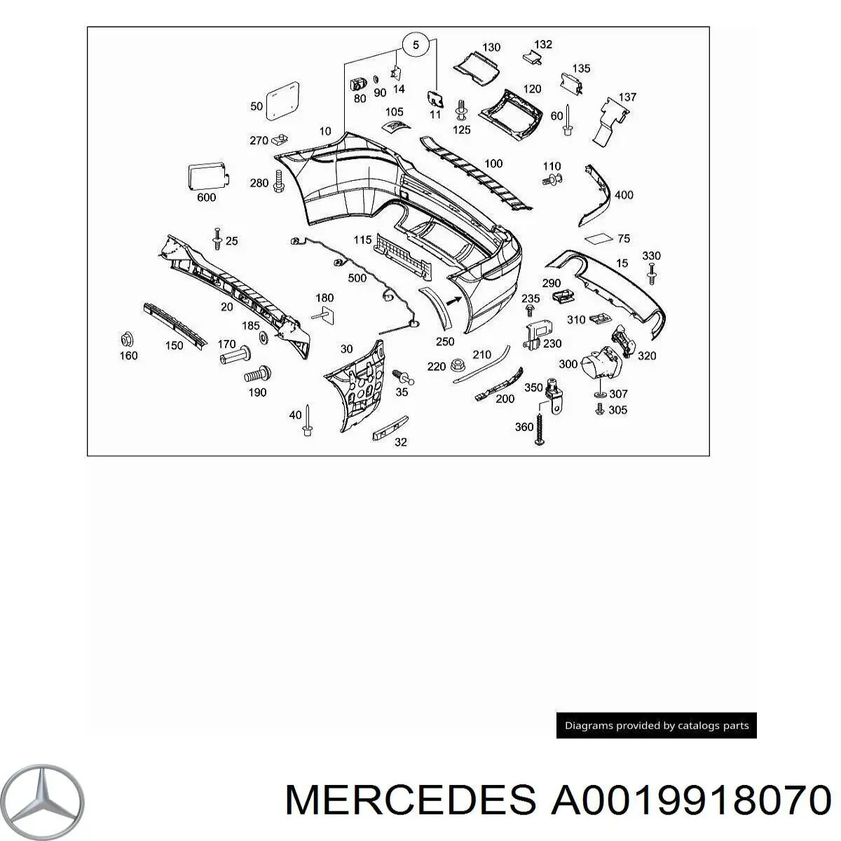  A0019918070 Mercedes