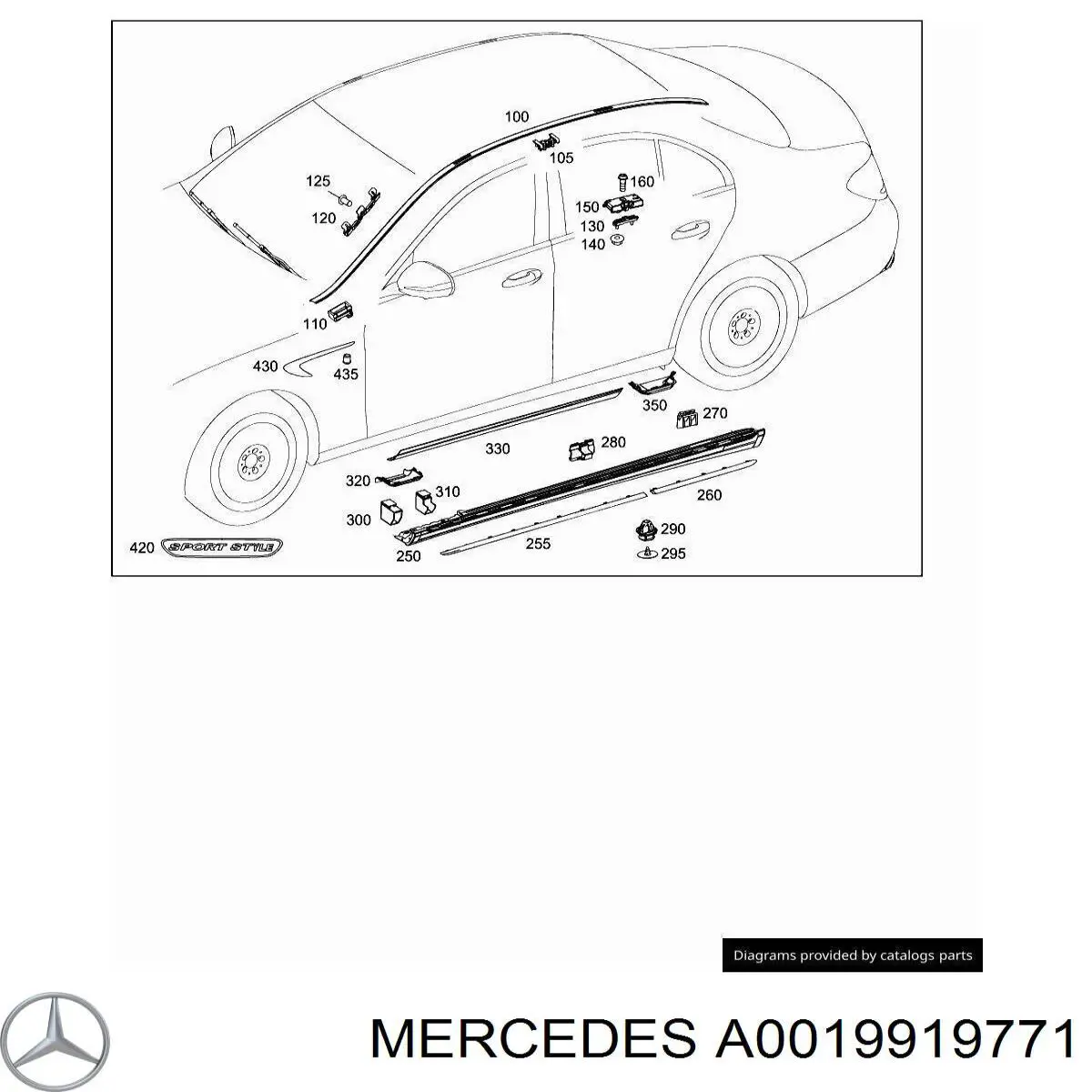  0019919771 Mercedes