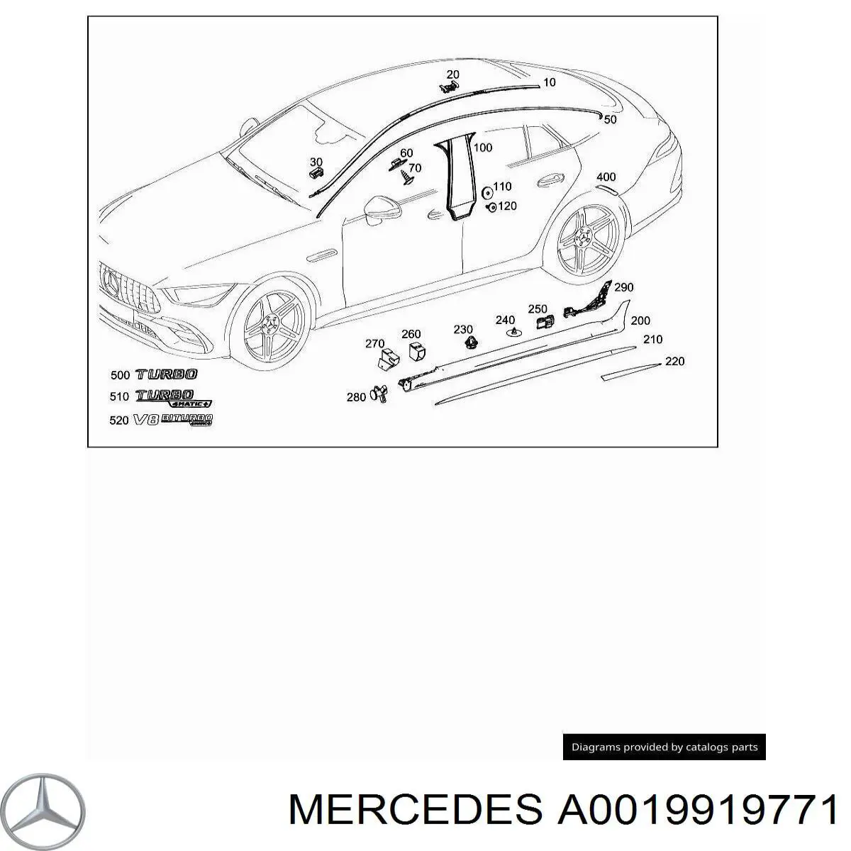  Mercedes A0019919771 цена, от 5.61 USD