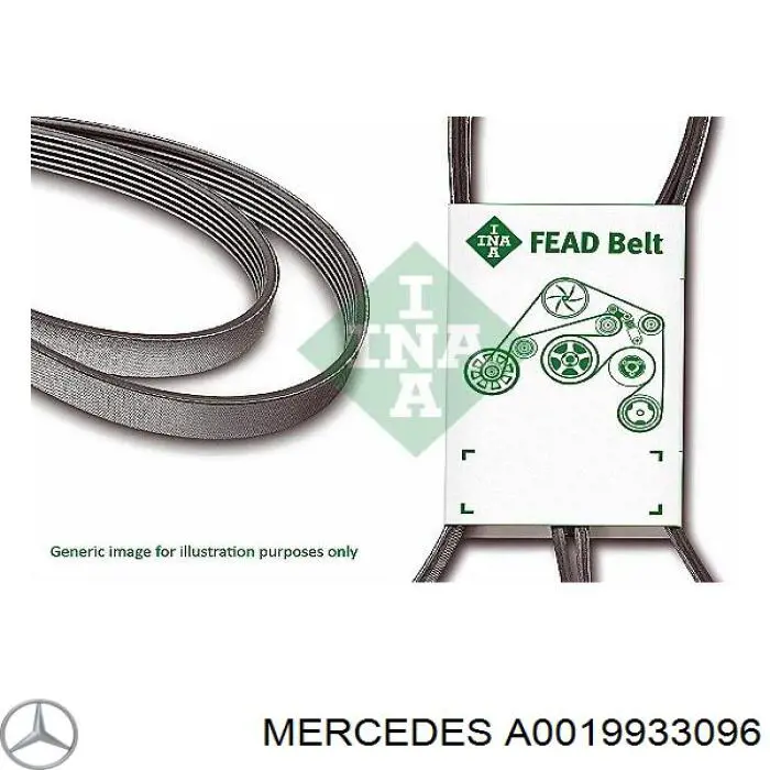 Клиновый ремень Mercedes A0019933096 цена, от 14.00 USD