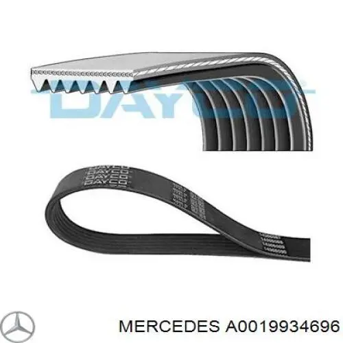 A0019934696 Mercedes ремень генератора