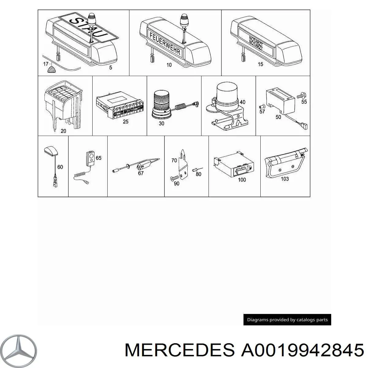  Mercedes A0019942845