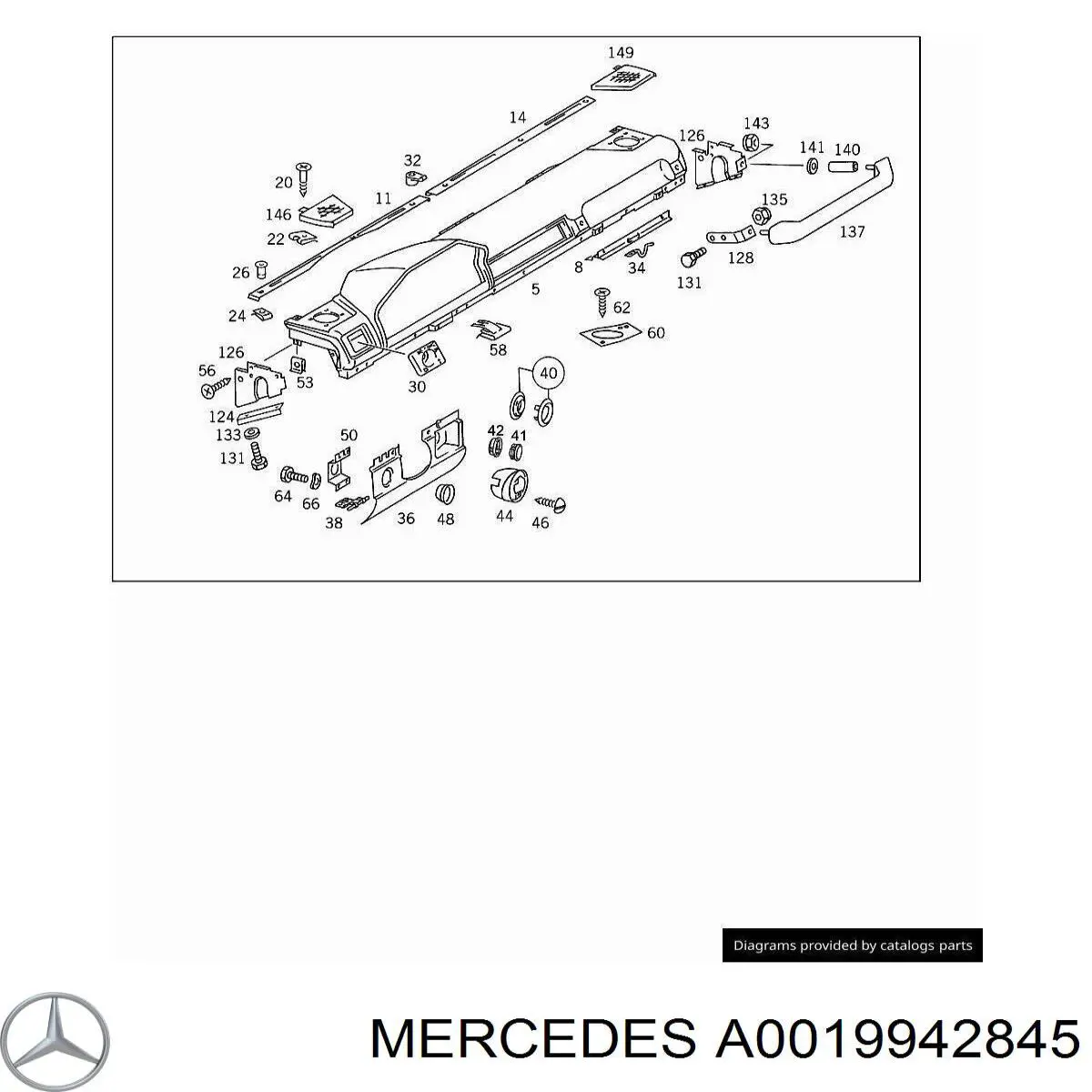 Mercedes A0019942845 цена, от 0.93 USD