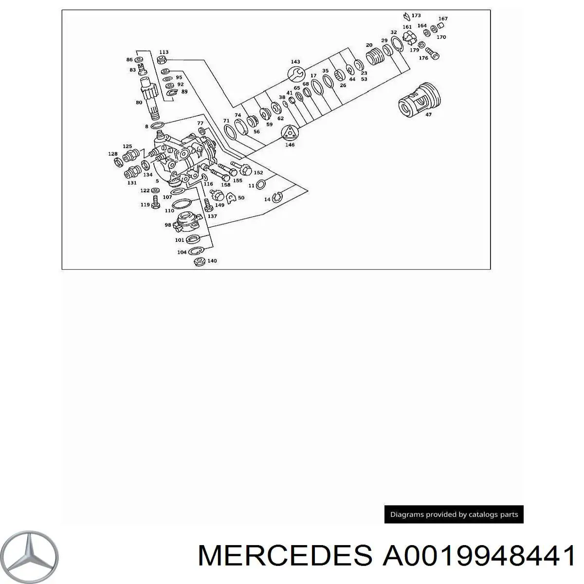Купить 0019948441 Mercedes 