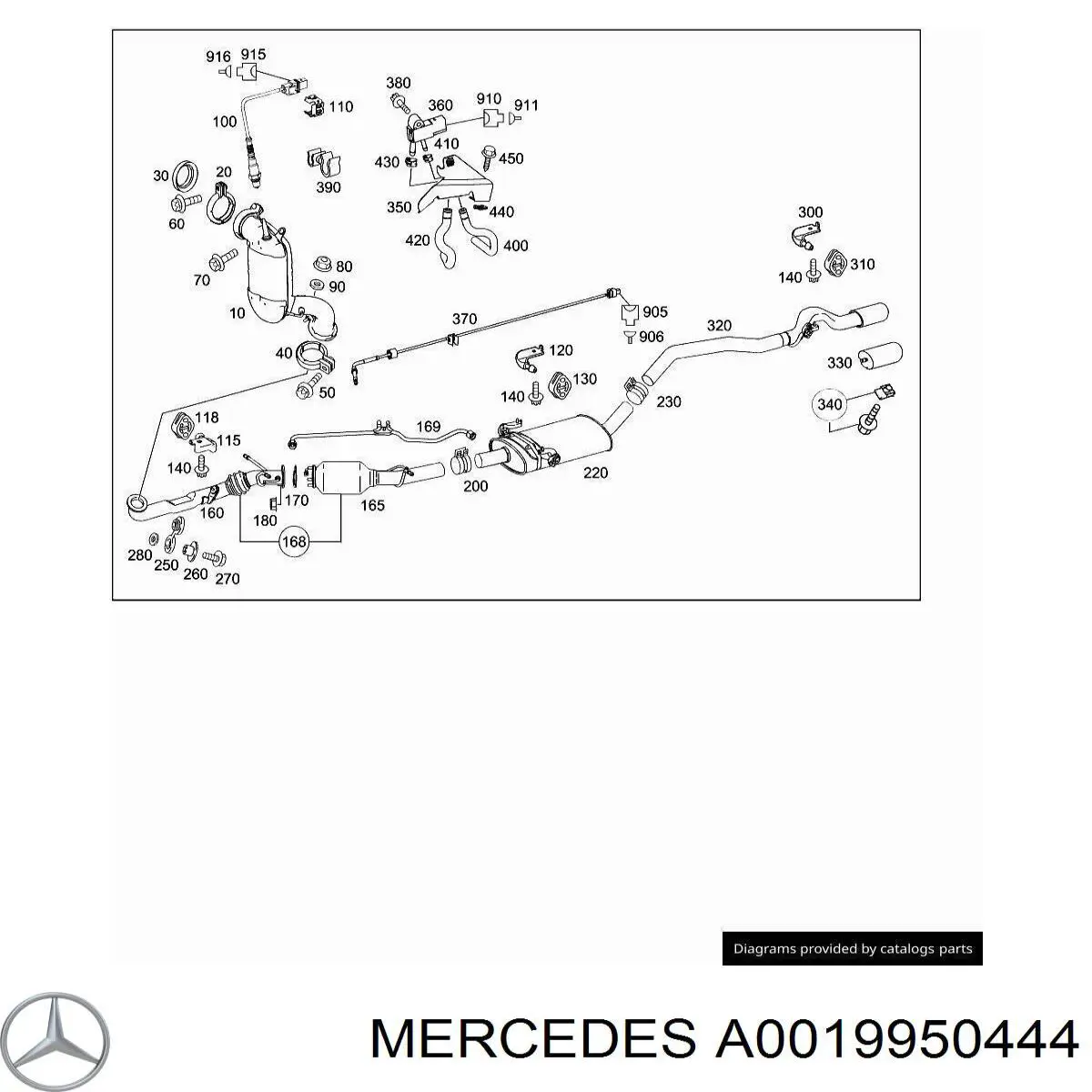 A0019950444 Mercedes 