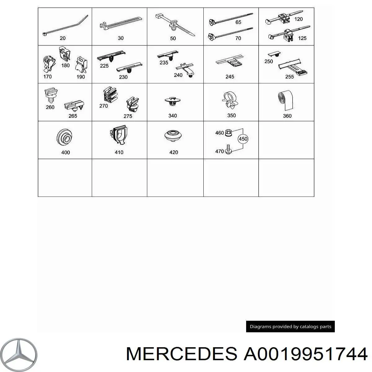  A0019951744 Mercedes