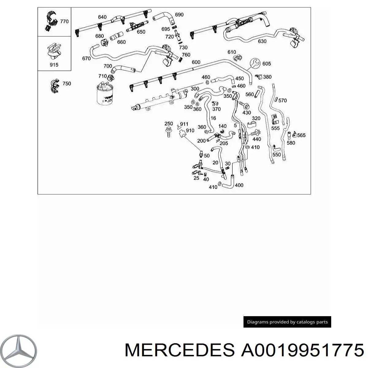 A0019951775 Mercedes 