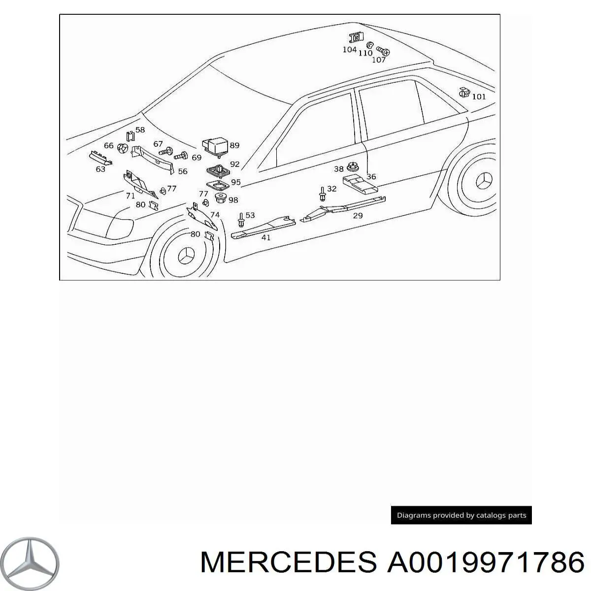  0019971786 Mercedes