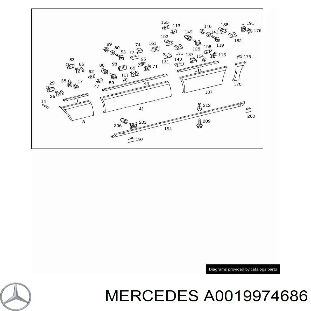 A0019974686 Mercedes 