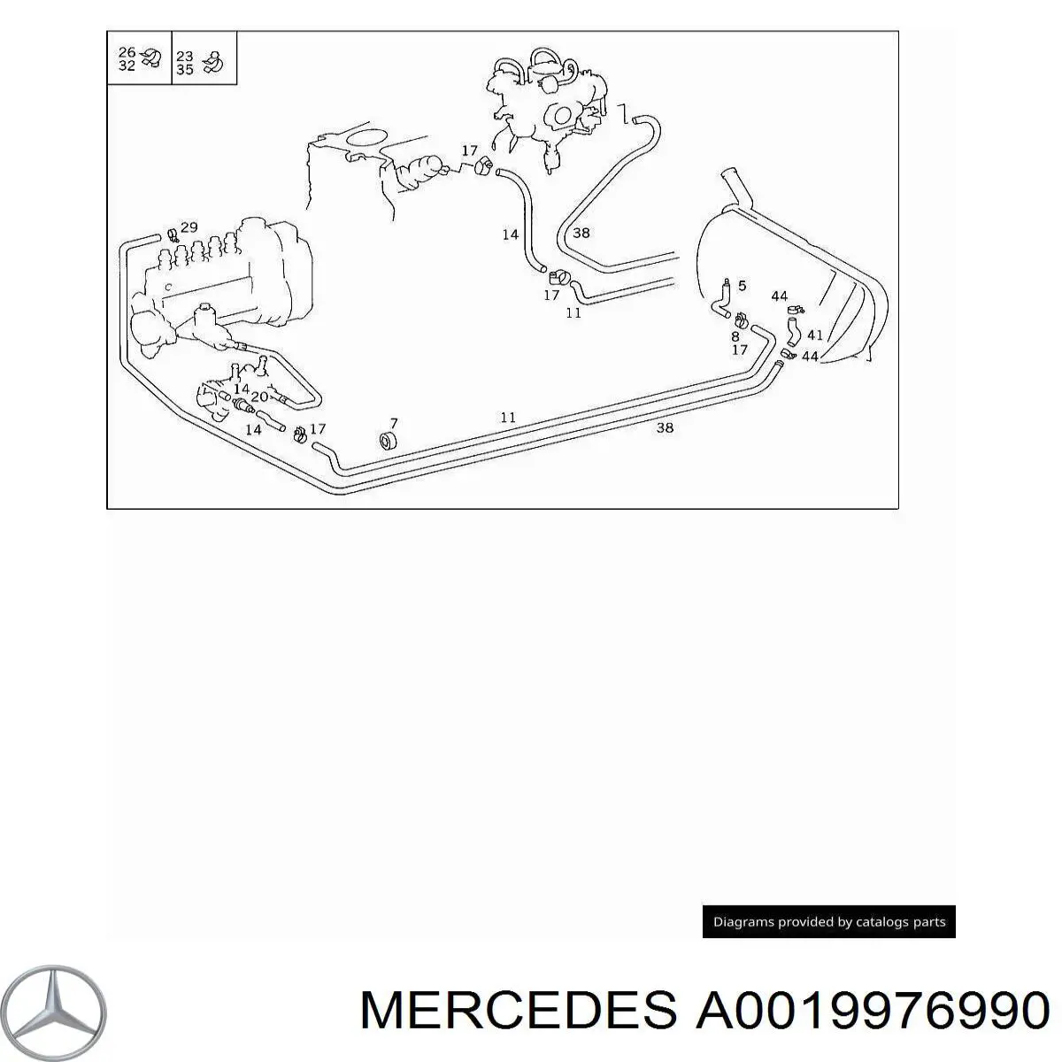 Купить 0019976990 Mercedes 
