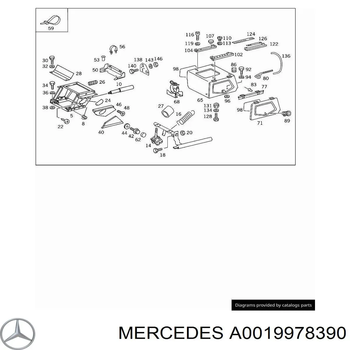 Хомут пластиковый универсальный 90039907 Opel