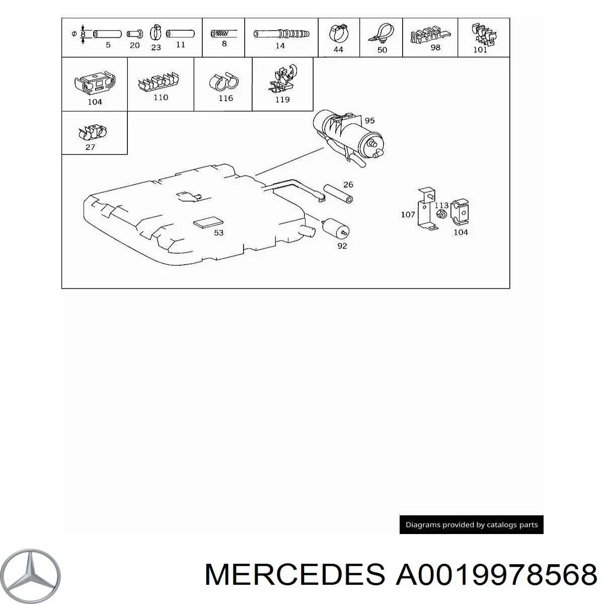  A0019978568 Mercedes