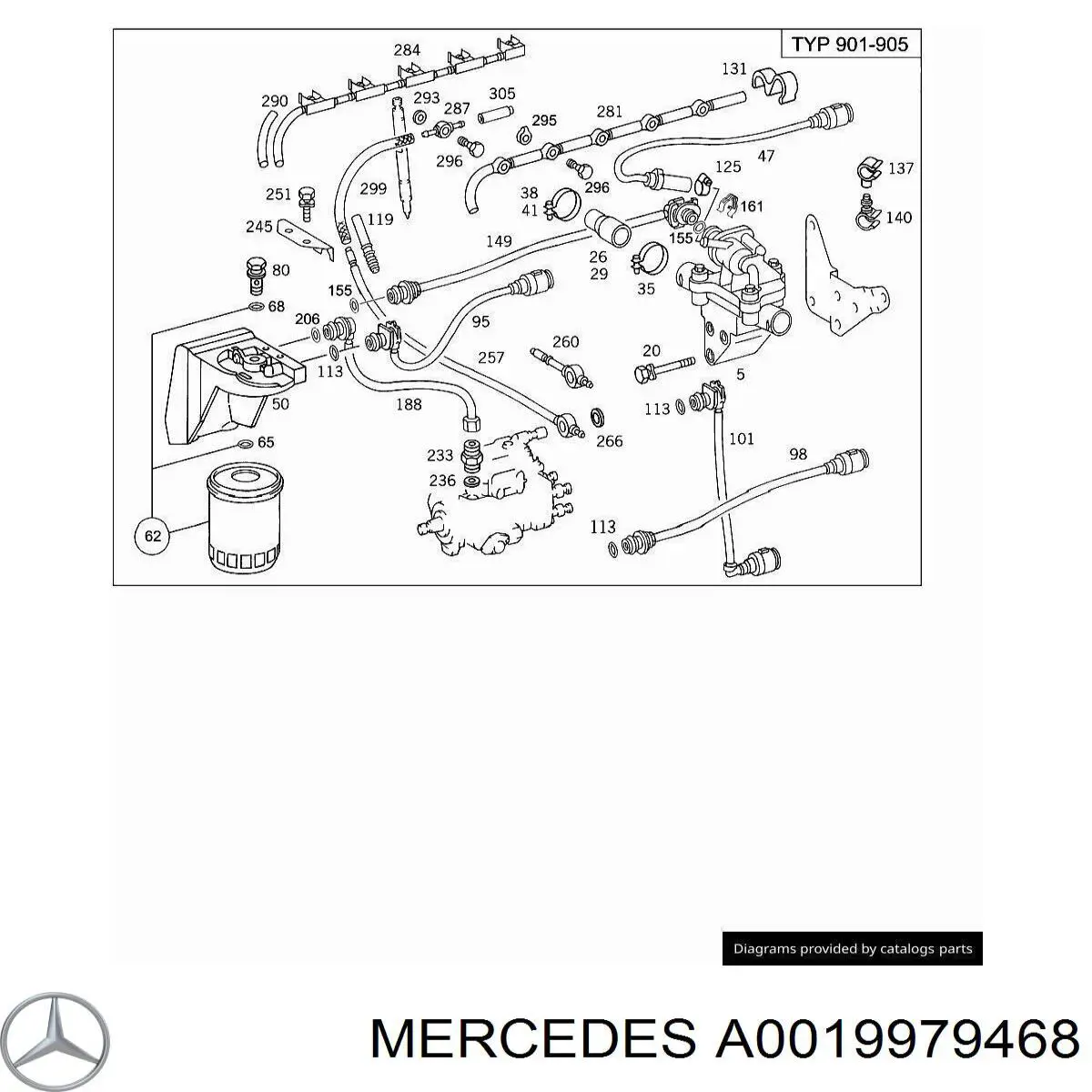 A0019979468 Mercedes 