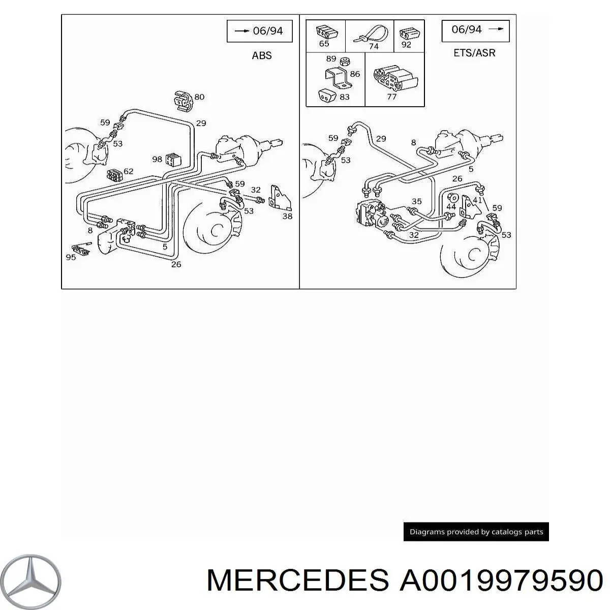  A0019979590 Mercedes