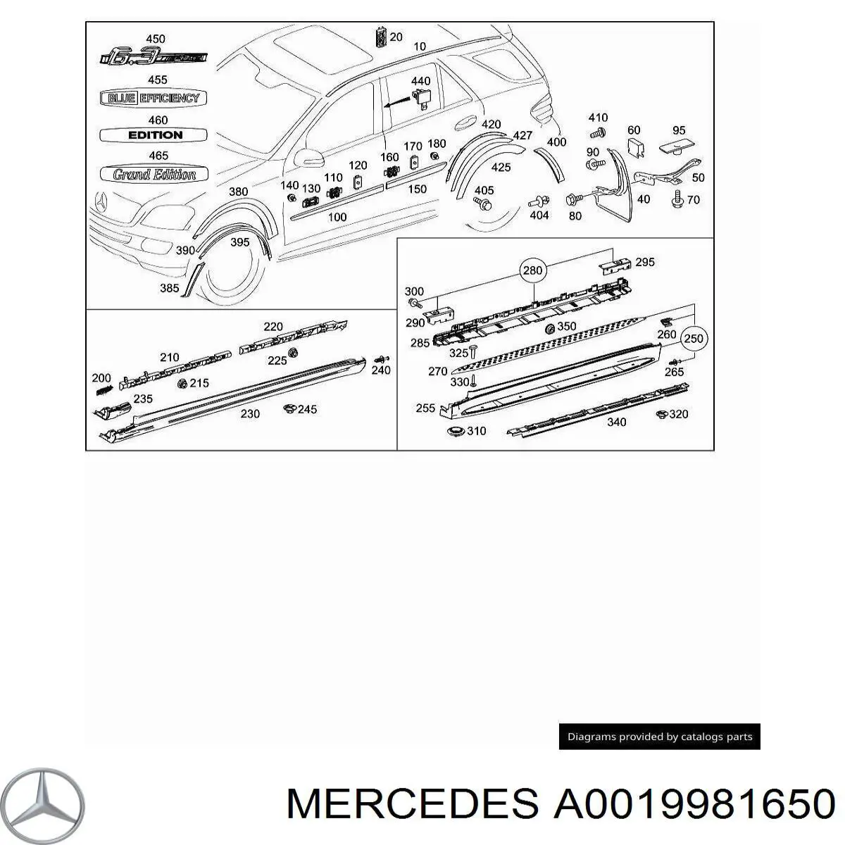  A0019981650 Mercedes