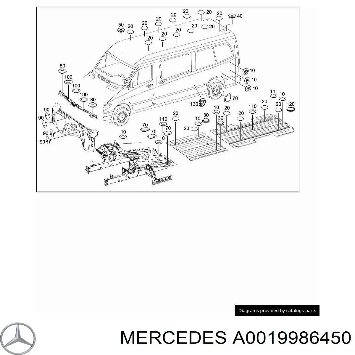  A0019986450 Mercedes