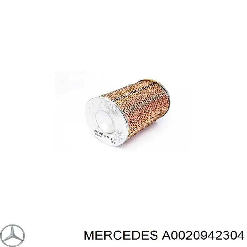 Элемент воздушного фильтра Mercedes 0020942304 цена, от 14.27 USD