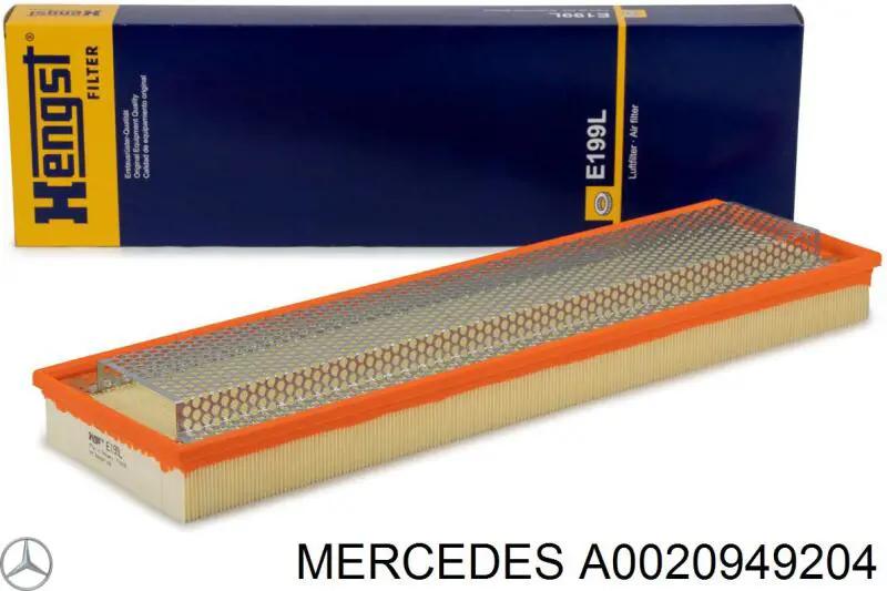 A0020949204 Mercedes воздушный фильтр