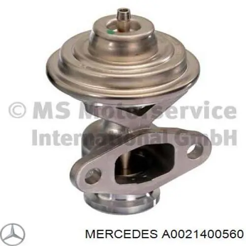 Клапан EGR, рециркуляции газов на Mercedes E (W124)