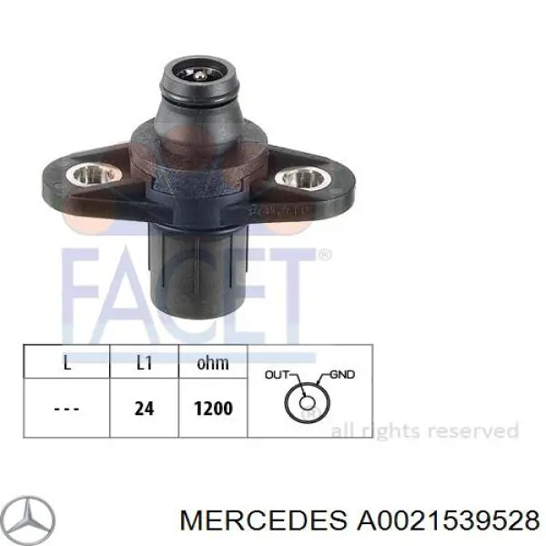 A0021539528 Mercedes датчик положения распредвала